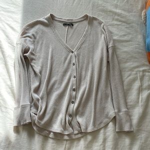 Cream Abercrombie Sweater